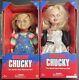 Set Bride Of Chucky / Tiffany 18 Doll Sideshow Toys 1999 Plush Horror Scar Ver