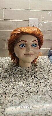 Smiling Chucky Buddi Doll Head Childs Play 2019 Prop Lifesize Accurate