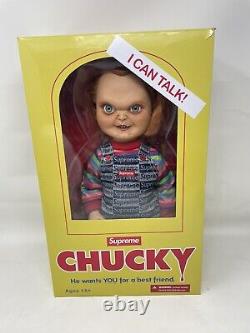 Supreme Talking Chucky Doll Child's Play FW21 Box Logo 100% Authentic