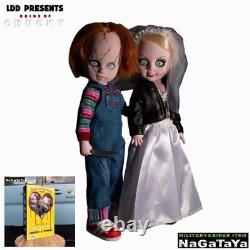 The Living Dead Dolls Child s Play Chucky s Bride Chucky Tiffany Set of 2 M