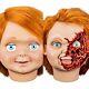 Trick Or Treat Studios Child's Play 2 & 3 ULTIMATE CHUCKY TOMMY & Pizza HEAD