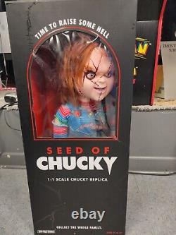 Trick Or Treat Studios Child's Play Seed of Chucky Doll and NECA action figures