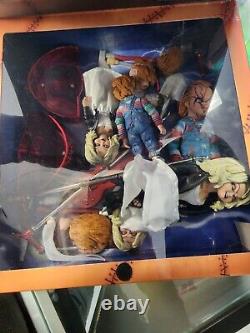Trick Or Treat Studios Child's Play Seed of Chucky Doll and NECA action figures