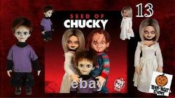Trick or TreaT Studios Chucky, Tiffany And Glen Doll Bundle Childs Play in stock
