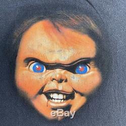 VTG Chucky Child's Play T-Shirt Men's XXL 90s Original Horror Distressed