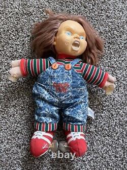 Vintage 90s chucky Childs Play movie dolls figures suction cup 3 horror movie