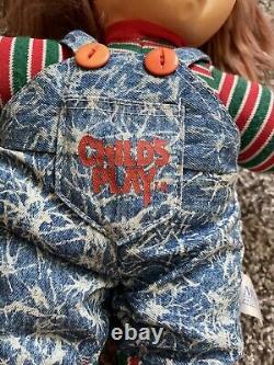 Vintage 90s chucky Childs Play movie dolls figures suction cup 3 horror movie