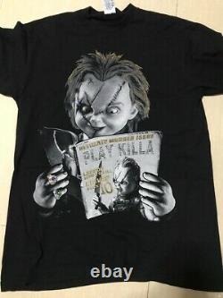 Vintage Blinged Out Chucky Child's Play T-Shirt SZ XL