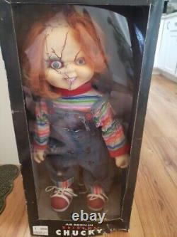 Vintage Bride Of Chucky Doll Child's Play Movies Collectible With Sounds With Box