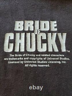 Vintage Bride Of Chucky No More Mr. Good Guy Movie Promo T Shirt XL Child's Play