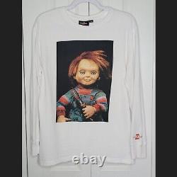 Vintage Childs Play 2 Chucky Doll Long Sleeve T Shirt Size M