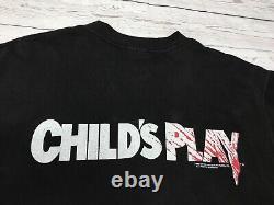 Vintage Childs Play t shirt mens large chucky 1989 movie horror 80s rare
