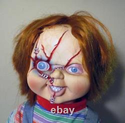 Vintage Chucky Doll 30 Inch Tall From Child' Play Rare Version With Scars