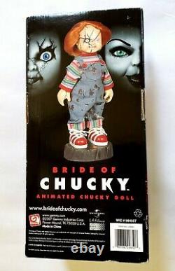 Vintage New 12 Bride Of Chucky Electronic Doll Gemmy Animated Child's Play Toy