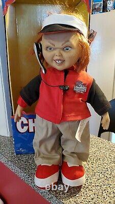 Vintage Sideshow Chucky Childs Play Doll 1999 TB Bucs Gruden NFL Outfit