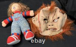 Vtg 1991 Child's Play 3 CHUCKY 12 Plush Doll Universal Promo Toy with Tag & Mask